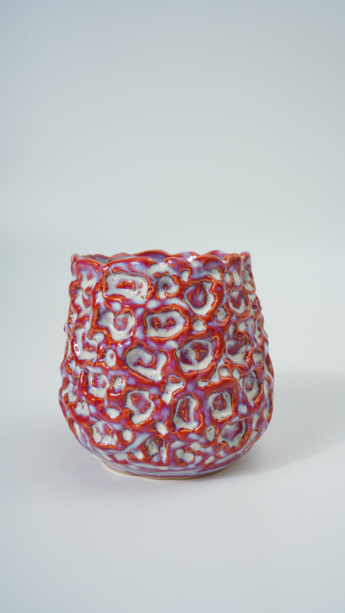 Indented Irregular Ceramic Planter