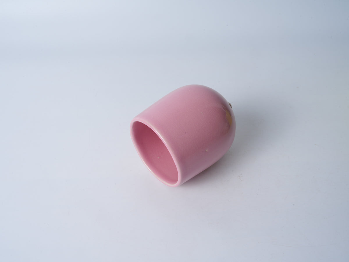 Ceramic Drum-Shaped Planter