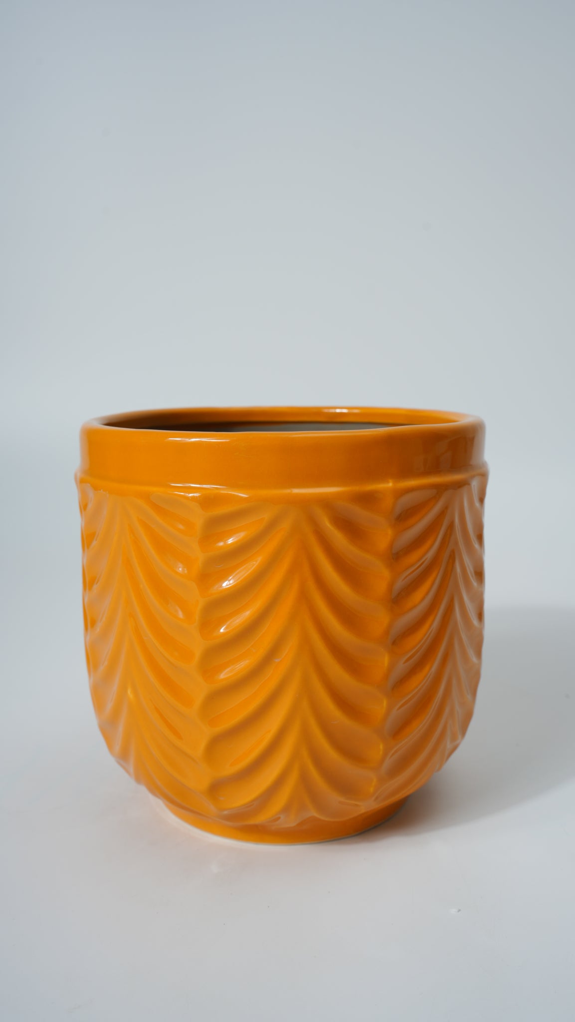 Ceramic Curtain Pattern Planter