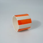 Ceramic Vertical Stripe Pattern Planter