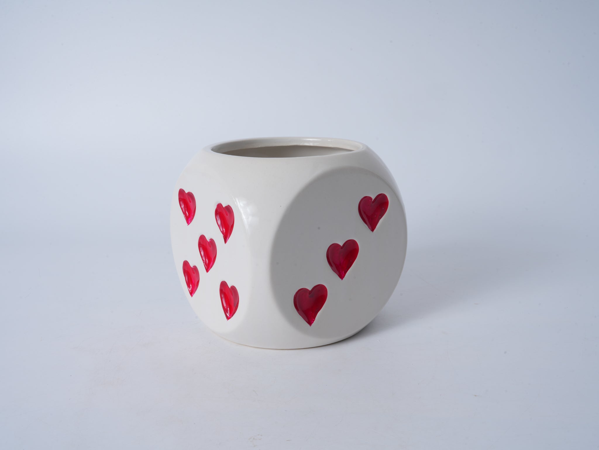 Ceramic Heart Pattern Planter