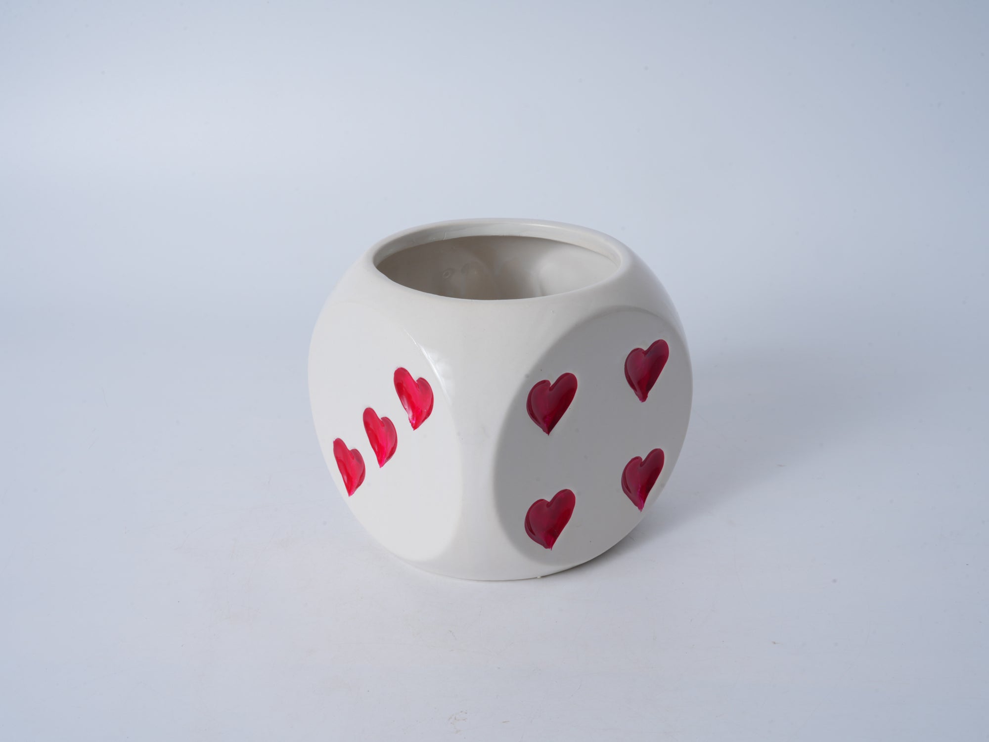 Ceramic Heart Pattern Planter