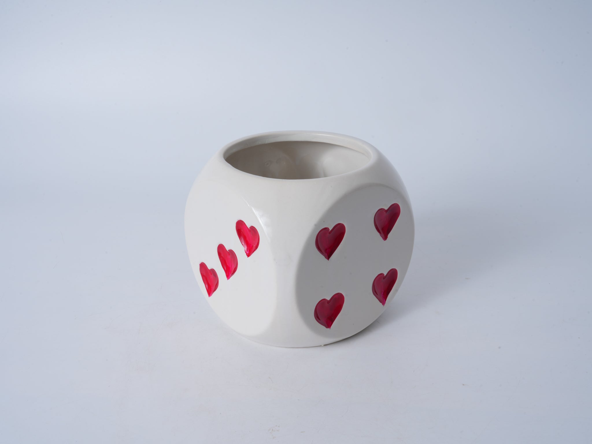 Ceramic Heart Pattern Planter