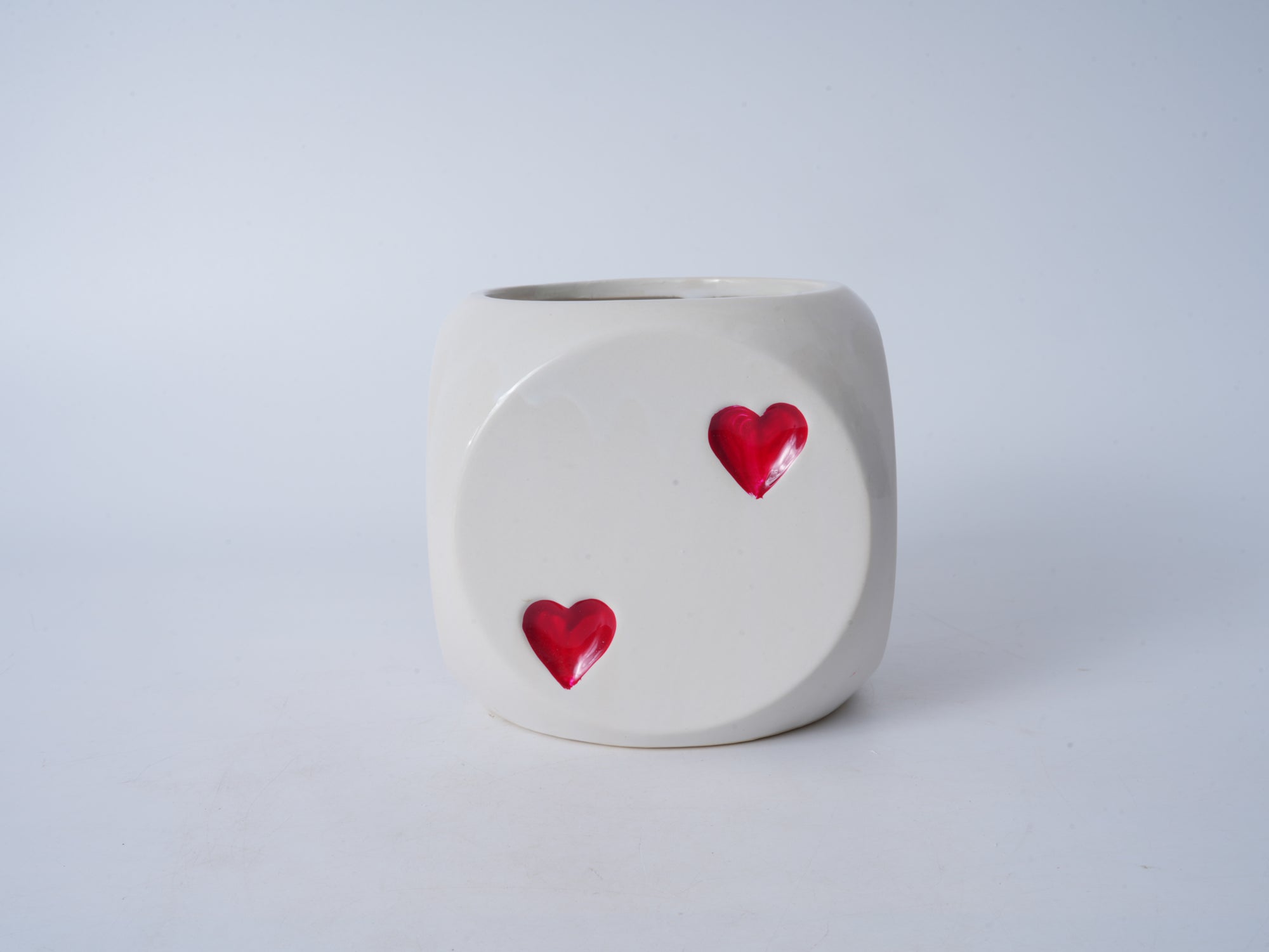 Ceramic Heart Pattern Planter