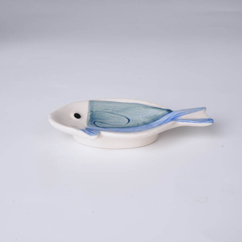 Hand-Painted Underglaze Ceramic Fish Mini Dish