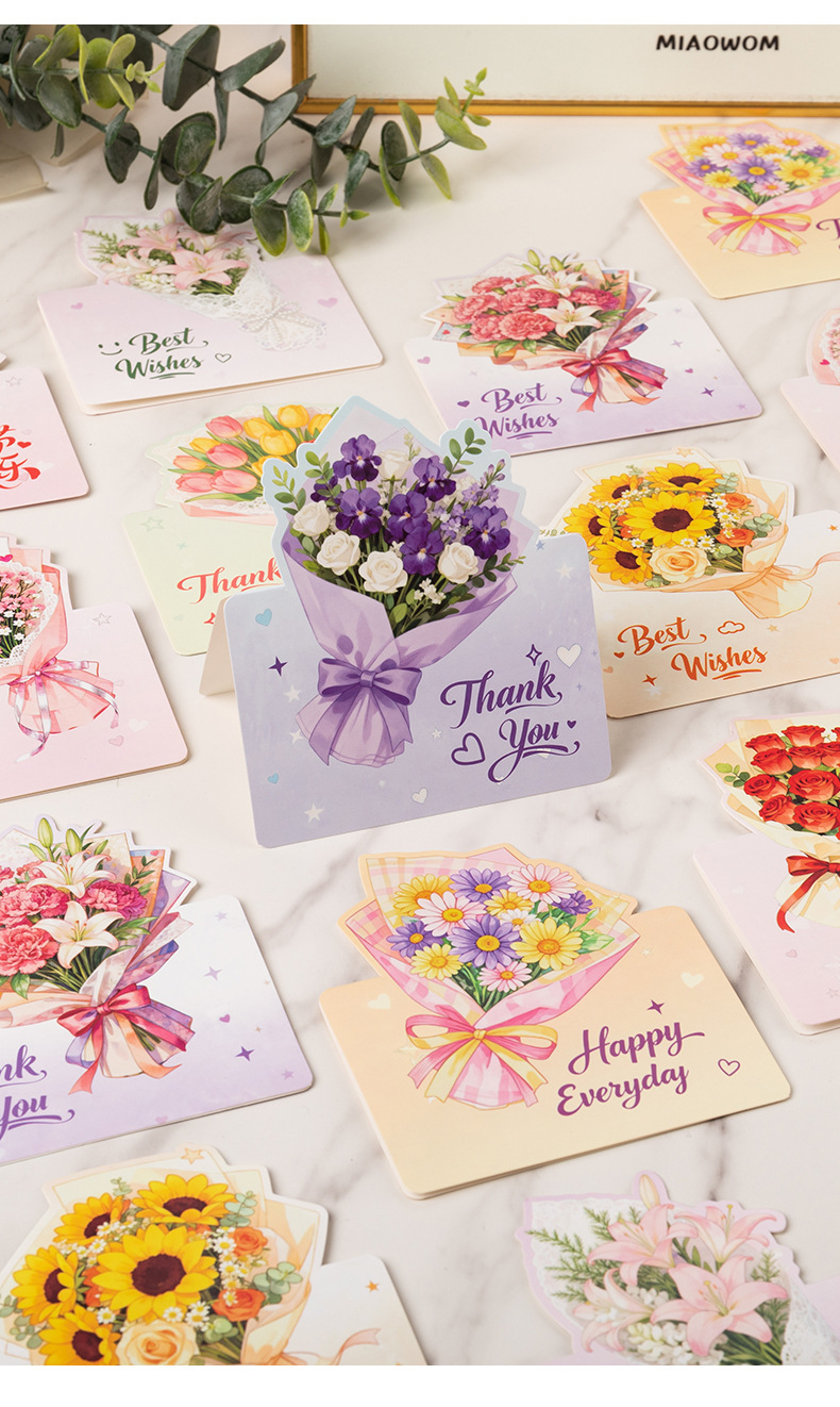3D Floral Greeting Card