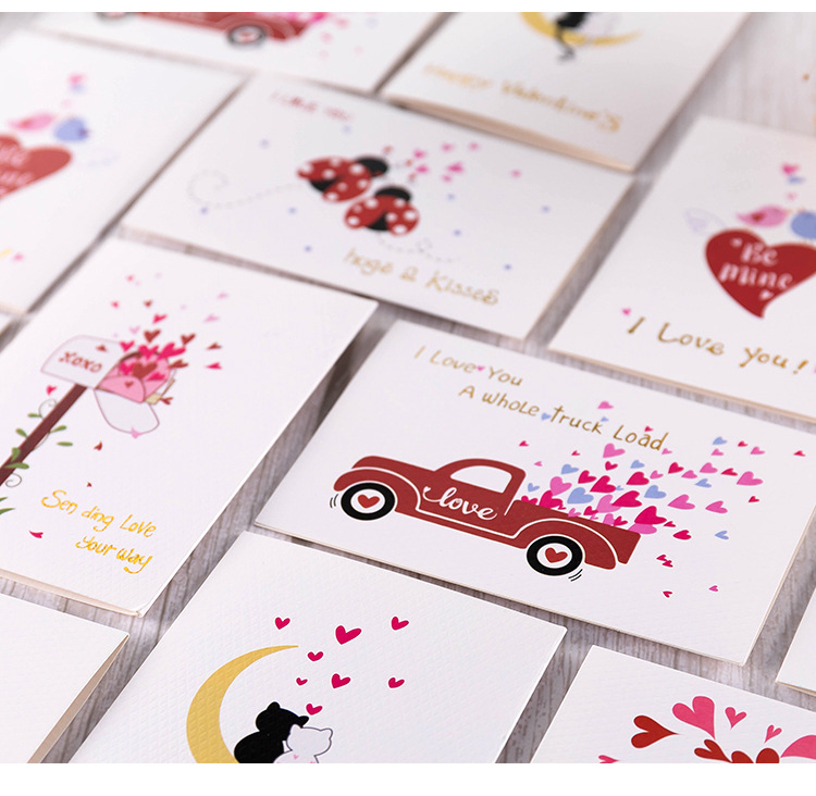 Foil-Stamped Qixi (Chinese Valentine’s Day) Card