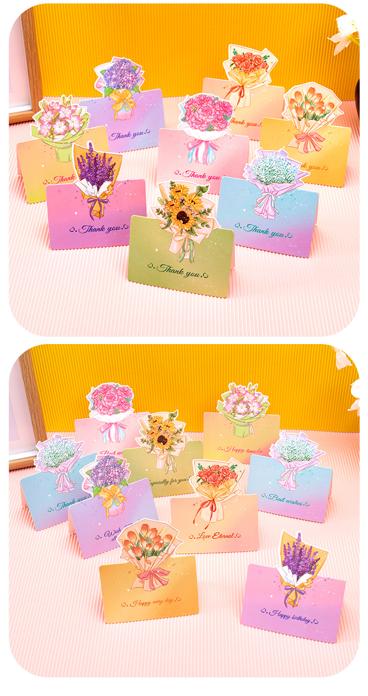 Creative Bouquet Greeting Card