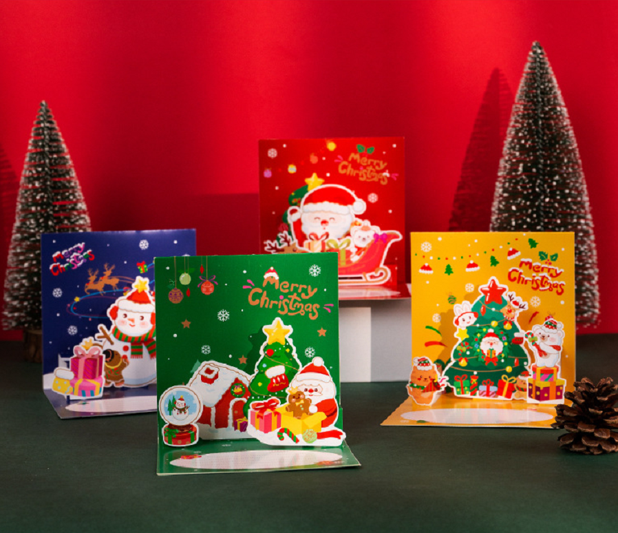 Christmas 3D Creative Greeting Card