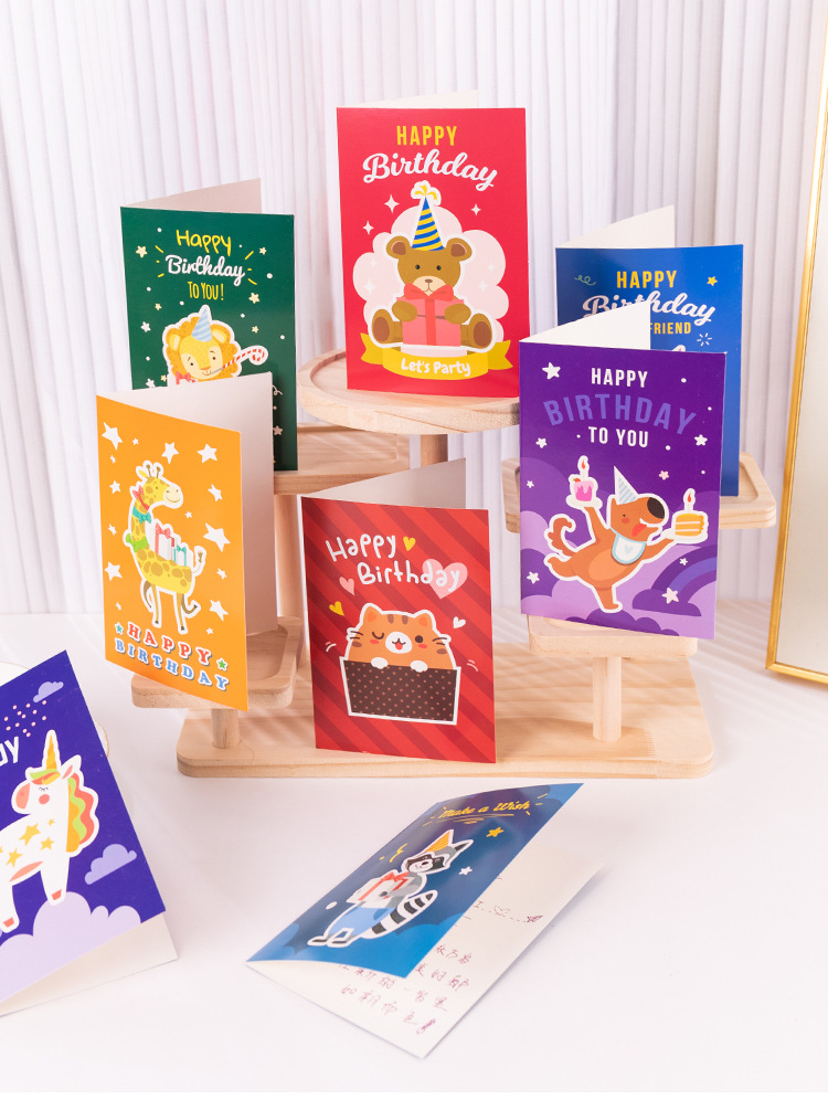 Cute Cartoon Animal Greeting Card