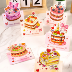 3D Birthday Cake Greeting Card