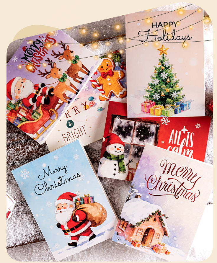 Christmas Handwritten Style Greeting Card