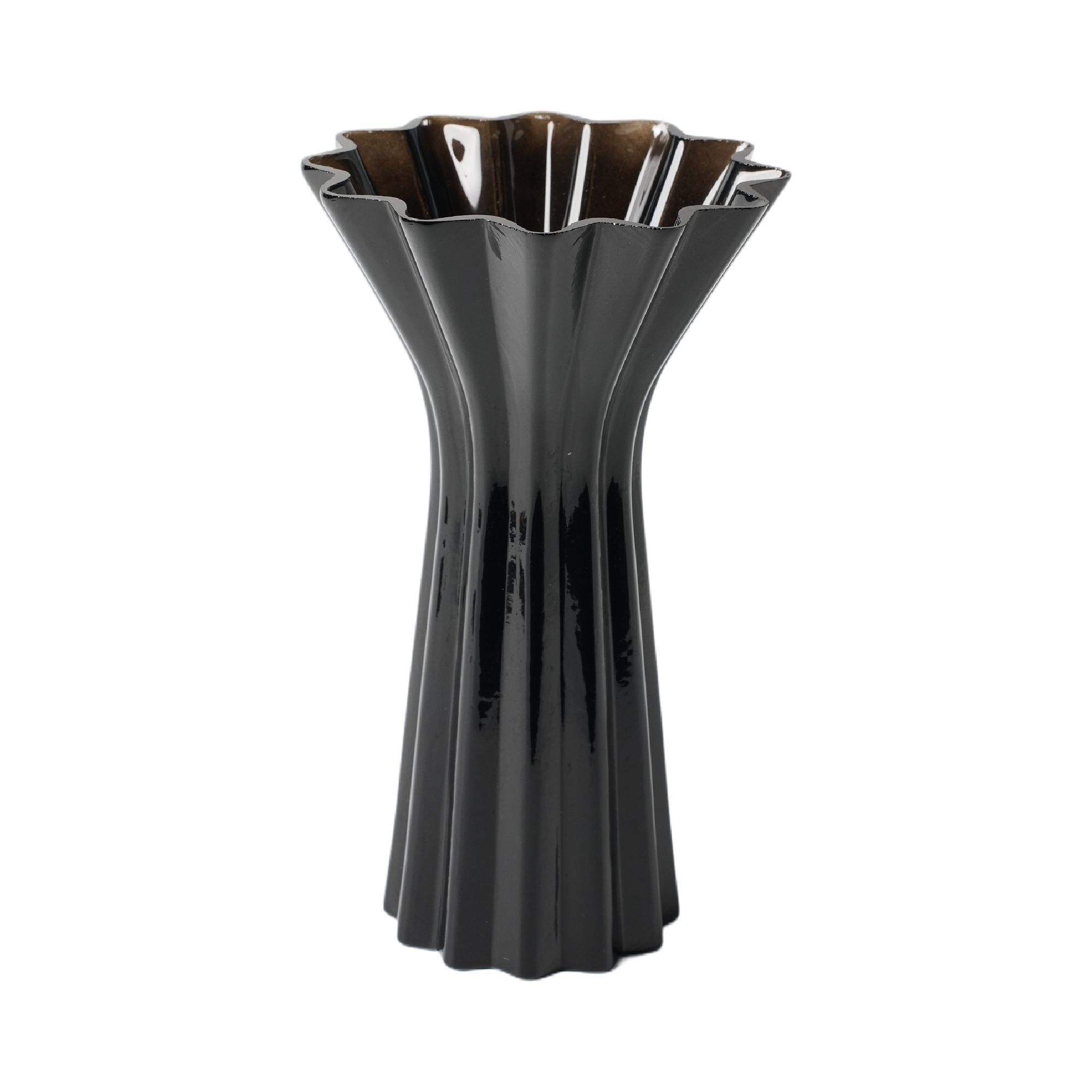 Bouquet Glass Vase – Black