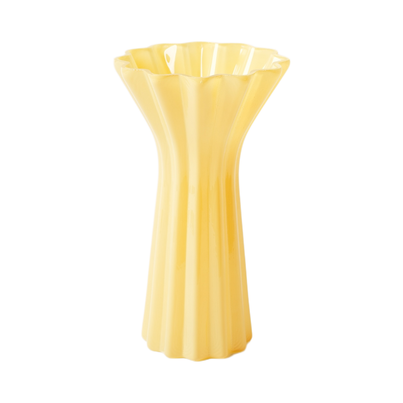 Bouquet Glass Vase – Yellow
