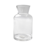 Clear-Narrow-Opening Glass Vase