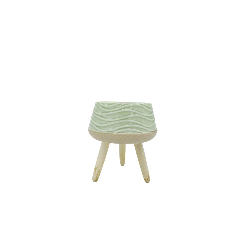 Wavy with Legs Seafoam/Sandy