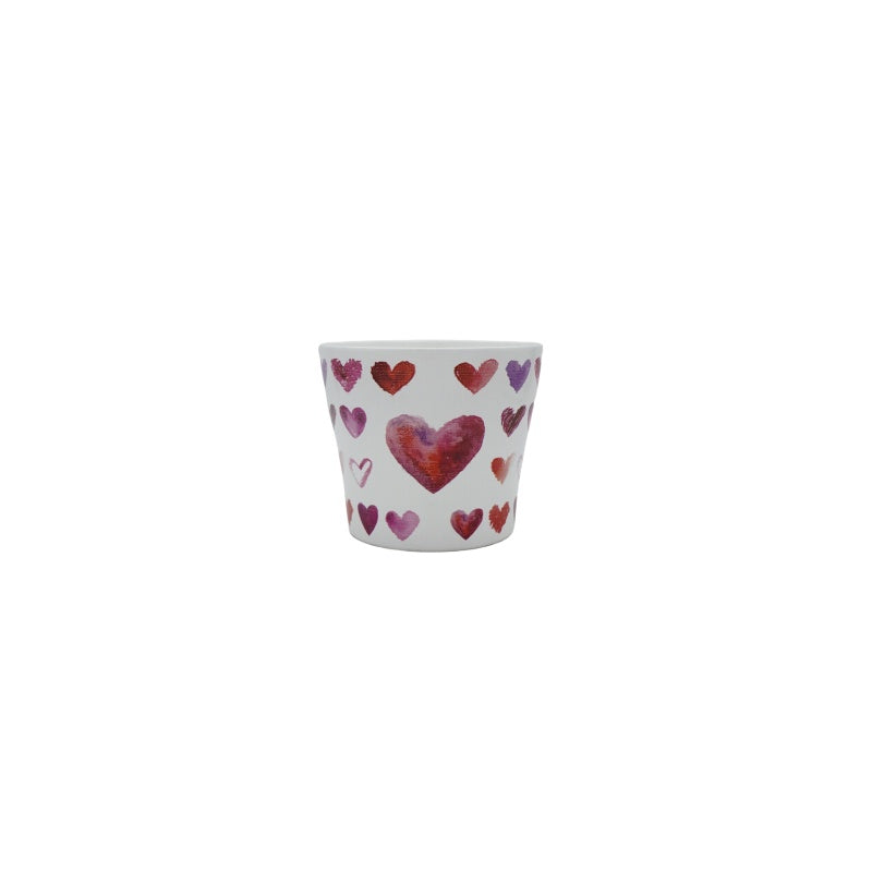 Pot Round Heart
