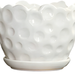 Ceramic Beaded Embossed Planter