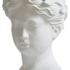 Venus Greek Goddess Sculptural Vase – White