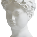 Venus Greek Goddess Sculptural Vase – White