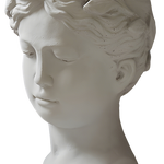 Venus Greek Goddess Sculptural Vase – Natural Tone