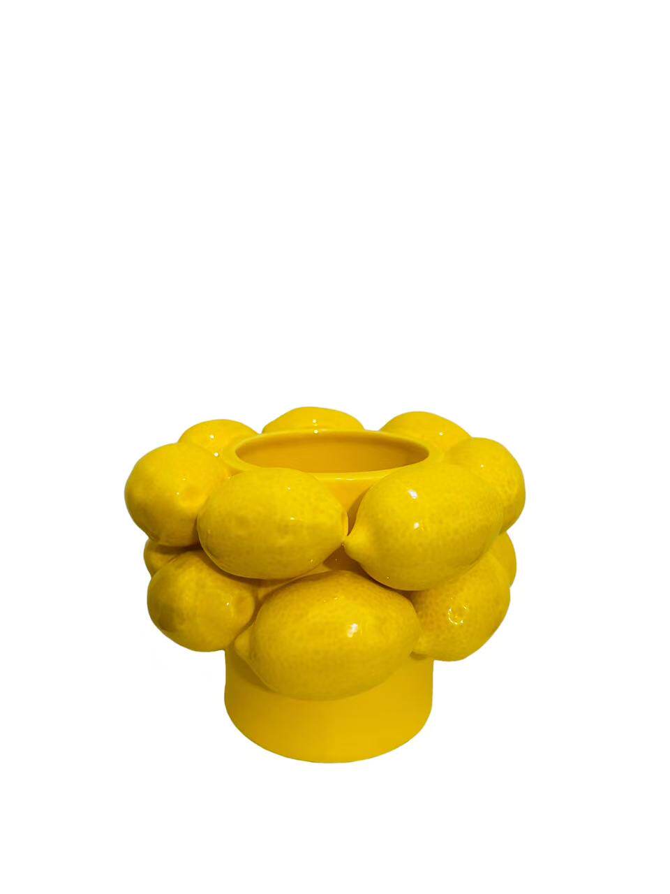 Ceramic Lemon Vase