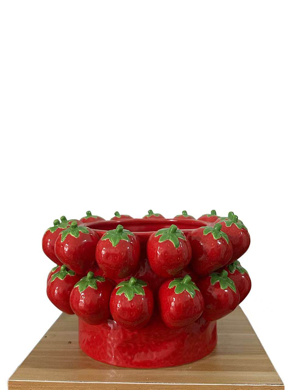 Ceramic Strawberry Mini Planter
