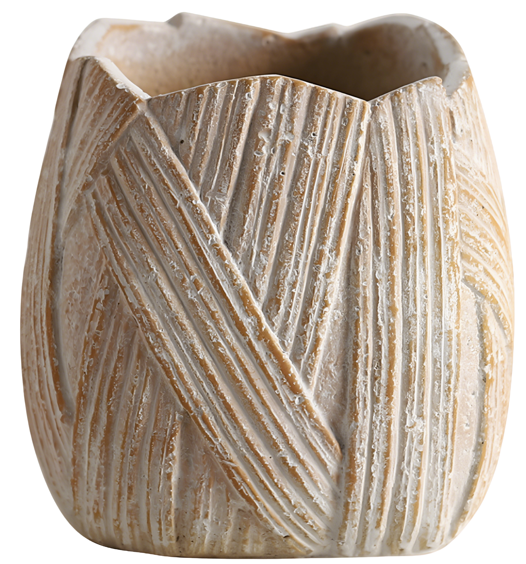 Nordic INS-Style Petal Planter – Brick Red