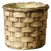 Cement Cylinder Bamboo Basket Planter