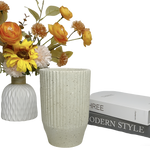 Cement Planter – Beige (Drainage Hole)