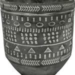 Black & White Pattern Ceramic Planter