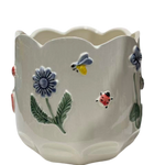 White Ceramic Planter