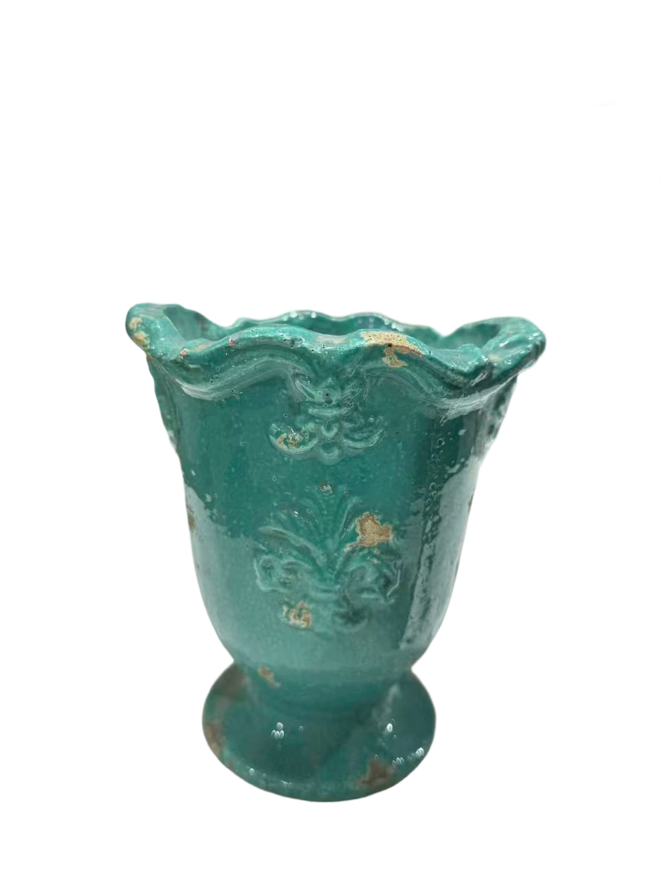Blue Ceramic Planter