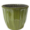 Green Ceramic Planter