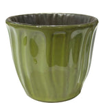 Green Ceramic Planter