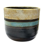 Striped Ceramic Planter
