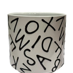 Alphabet Letter Ceramic Planter