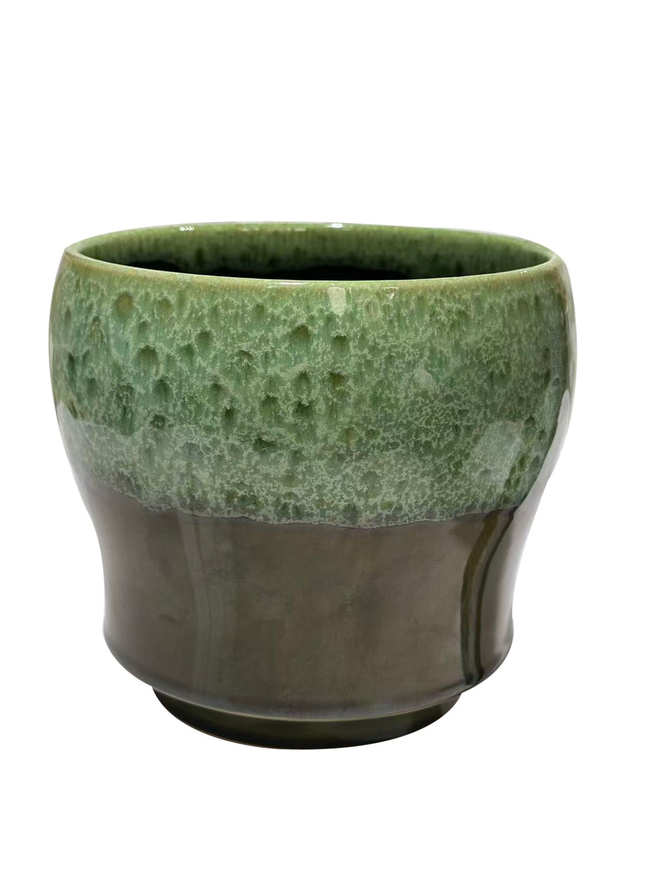Green Ceramic Planter