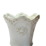 Small White Ceramic Planter