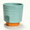 Color-Block Ceramic Planter