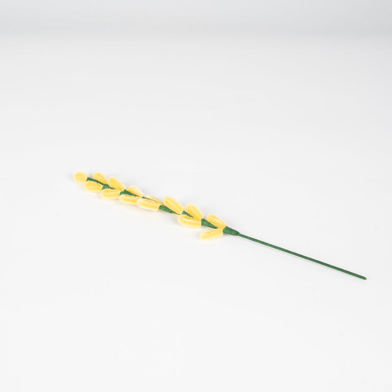 Twisted Stem Realistic Gardenia Yellow Leaves