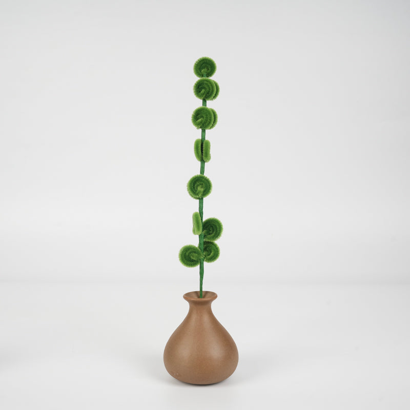 Twisted Stem Realistic Dark Green Eucalyptus Leaves