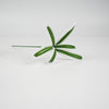 Twisted Stem Realistic Dark Green Long Leaves