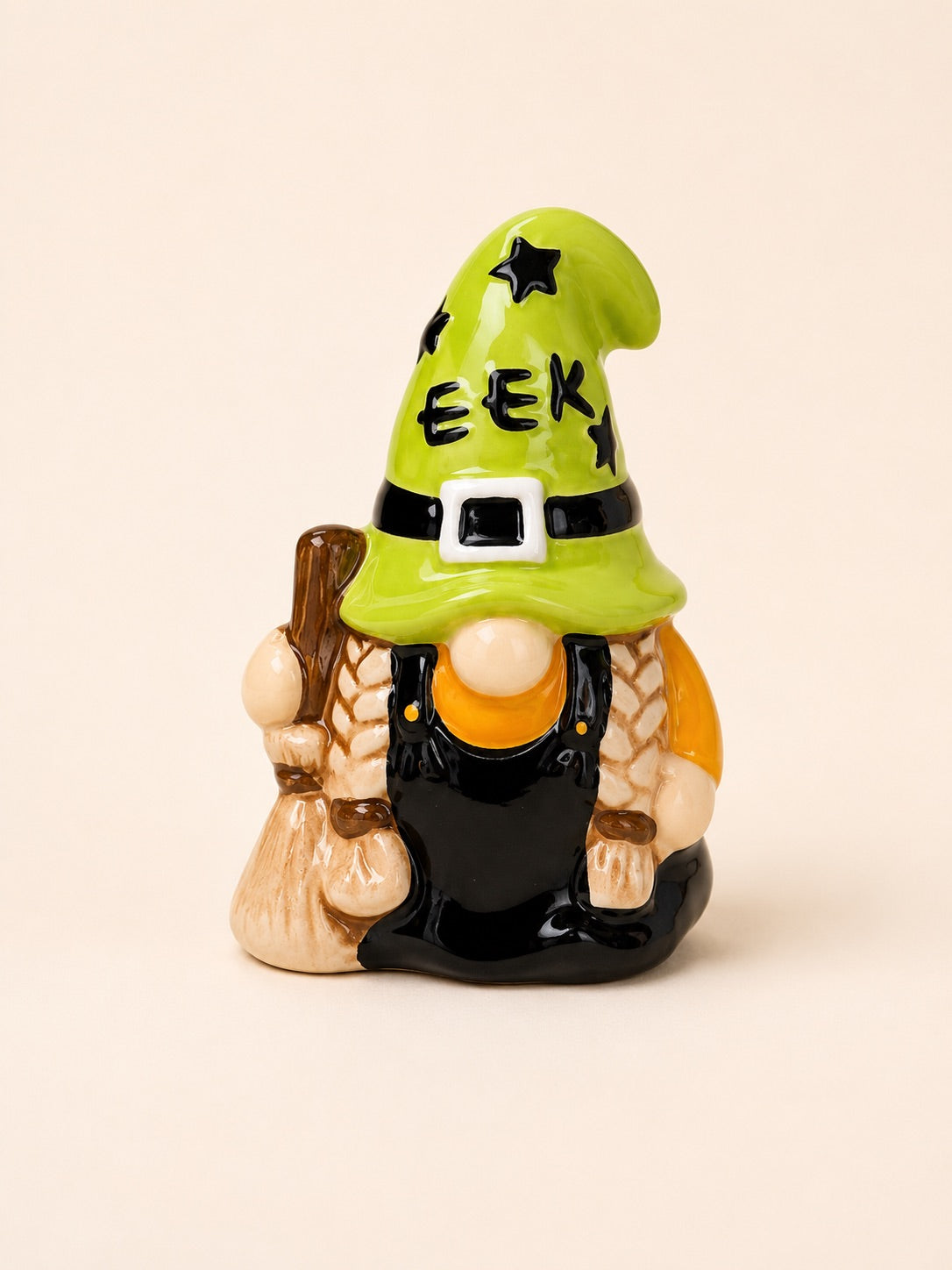 Halloween Gnome Ceramic Figurine