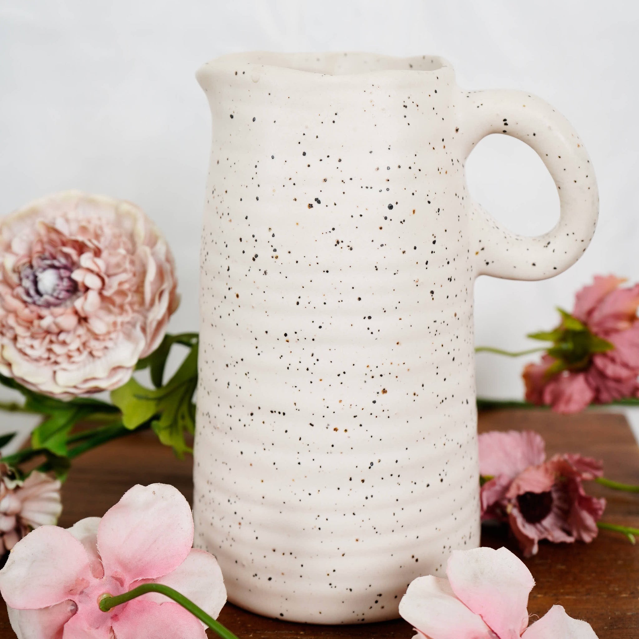 Ceramic jug grey tall S