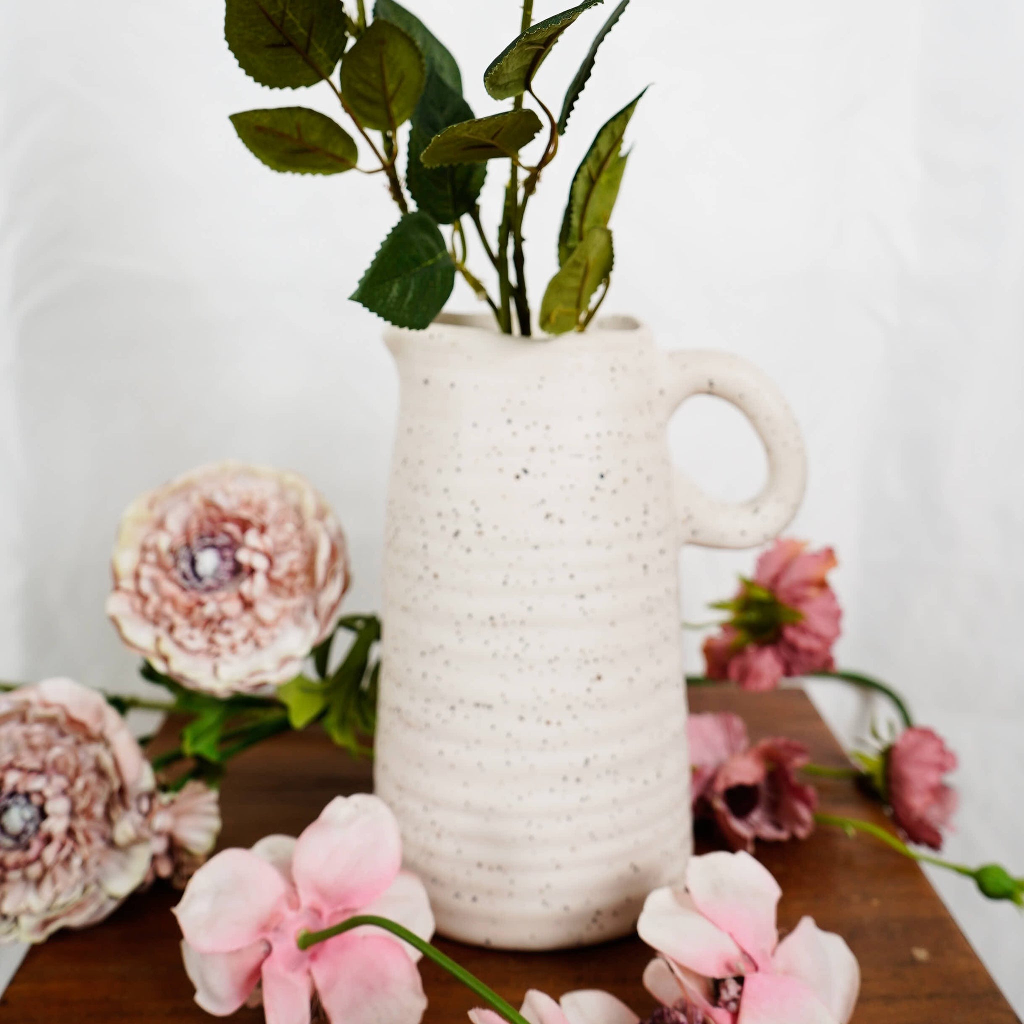 Ceramic jug grey tall S