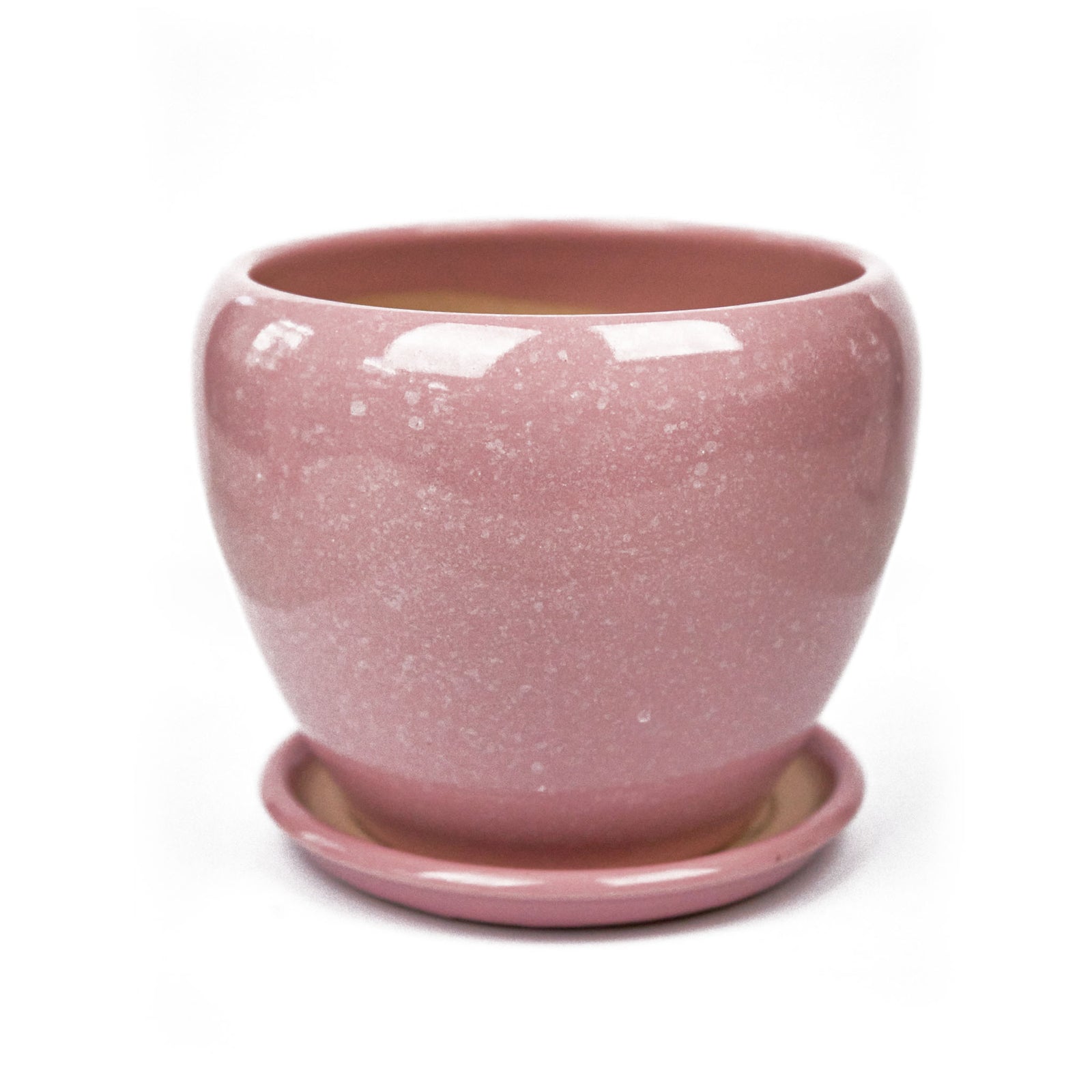 Pink Big Belly Round Pot