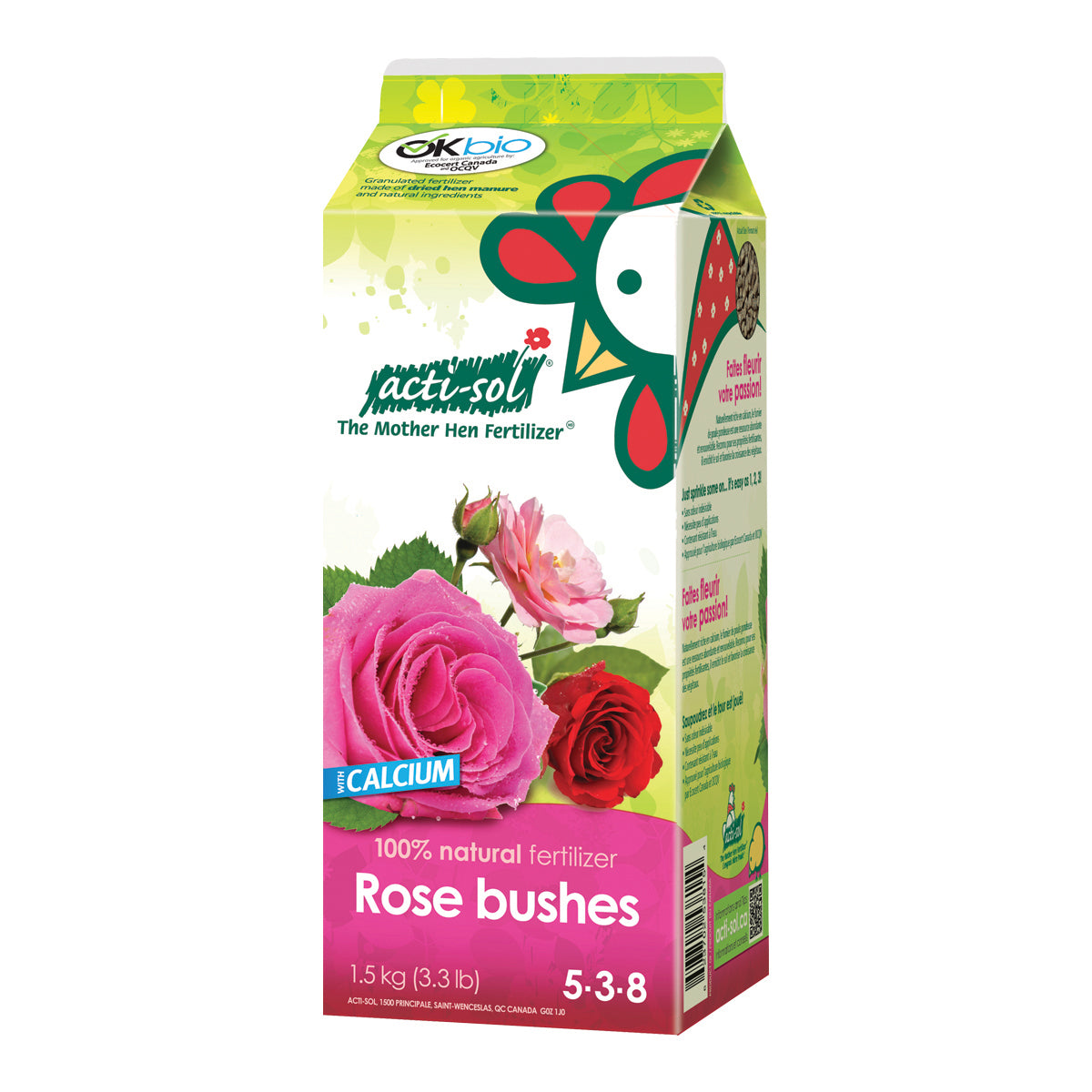 Rose bushes 5-3-8  1.5 kg