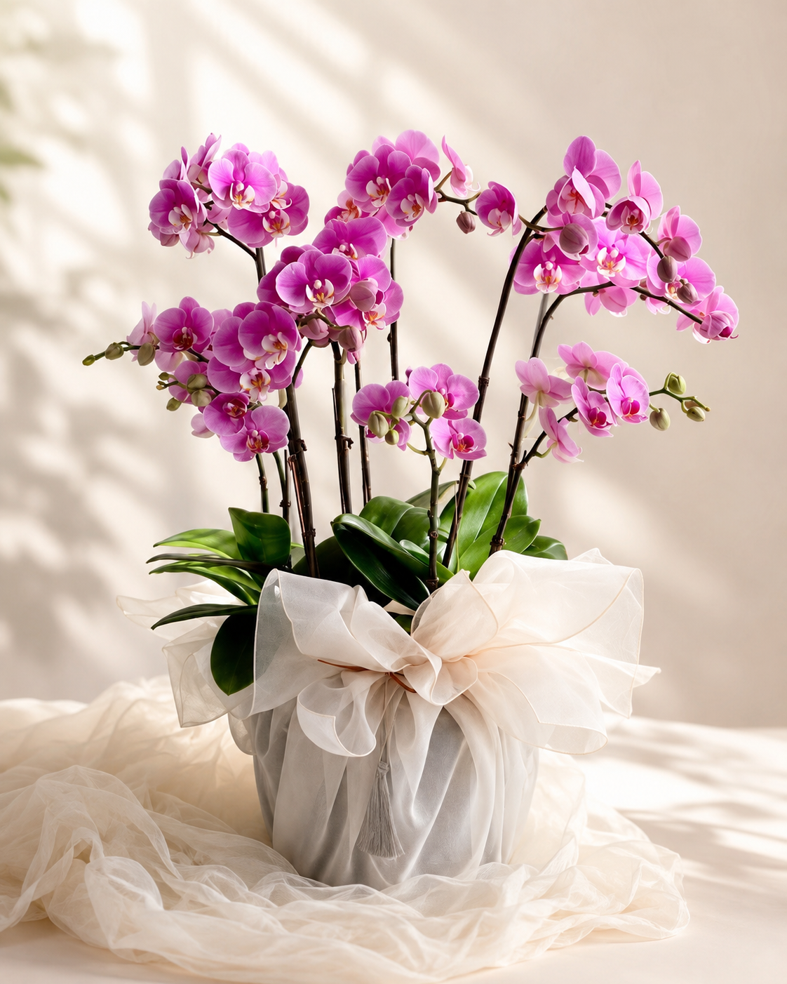 Pink Orchid Elegance Arrangement