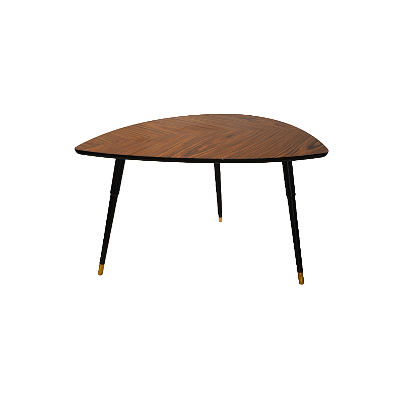 Three-Legged Semi-Circular Side Table